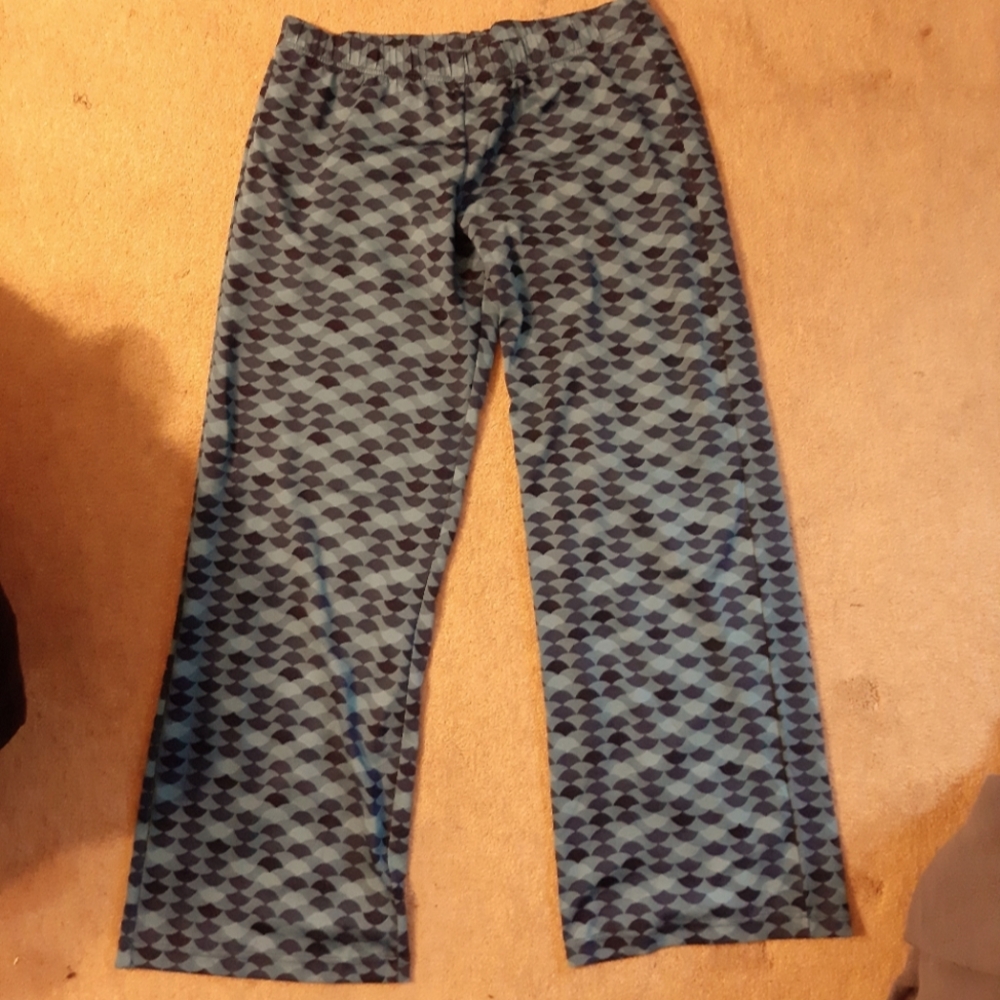 Patagonia Capilene 1 Silk Weight Straight Leg Bottoms Pants Large Mermaid
